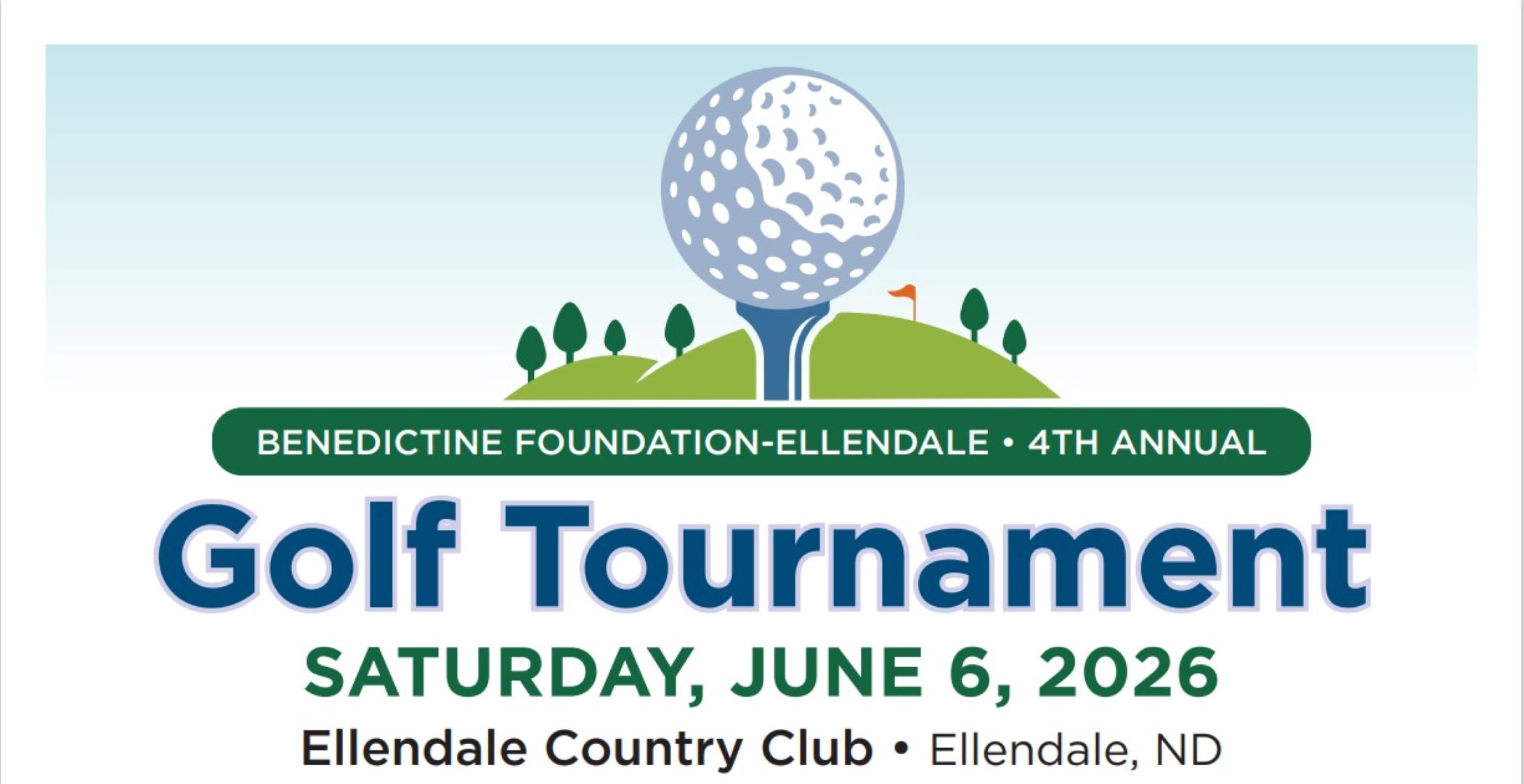 Community golf tournament event promoting fun and connection at Ellendale Country Club.