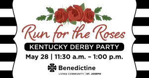 Invitation to a friendly Kentucky Derby celebration with community and springtime charm.