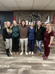 Group photo of teens who work at Benedictine Ellendale.
