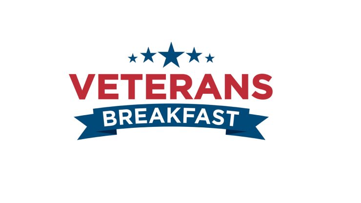 Community gathering celebrating veterans with a warm and inviting breakfast event.